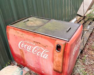 Vintage Coca Cola Ice Box