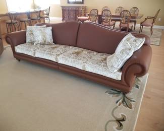 Handsome leather couch
