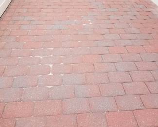 Red pavers
