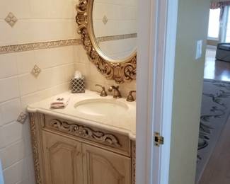 Vanity mirror; bath vanity