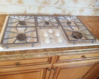 GE Profile gas cooktop