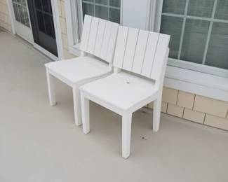 Polyresin chairs
