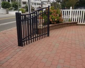 Gates; red pavers