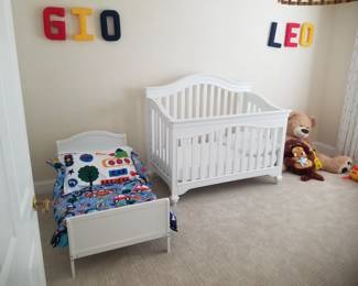 Crib; toddler bed