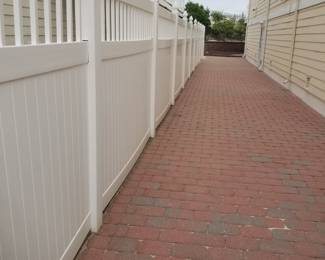 Red pavers