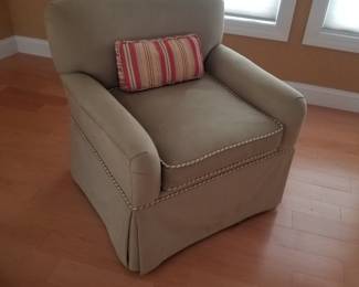 Upholstered arm chair by Century Furniture - two available