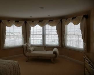 Window treatments; chaise