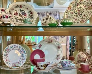 Still More Wonderful Bone China Available Including Minton "Haddon Hall" Dinner Plates, Royal Chelsea and Still More Shelley!