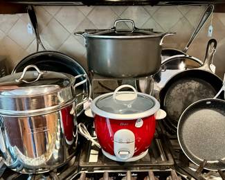 Great Collection of Pots and Pans Including Calphalon and More!