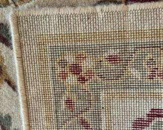 Corner Details of the Area Rug.