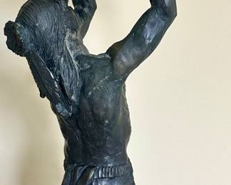 Another View of the Large Bronze Sculpture