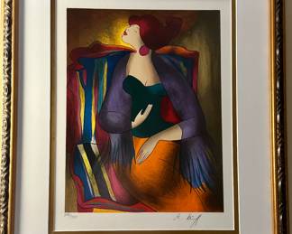 Lovely Linda Le Kniff, "Les Autres" Signed and Numbered Serigraph, 174/350