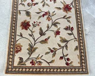 Breathtaking Royal Luxury 100% New Zealand Wool Runner, Three Available: Each are 2'8"W, with Lengths of 7'4", 8'9" & 7'6".