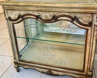Details of the Elegant Display Case with Side Opening Doors, W36" x H33.5" x D16"