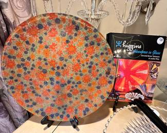 Detailed View of the Gorgeous Signed Higgins Platter.