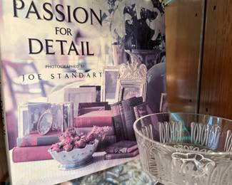 Delicate Lalique Pedestal Compote Bowl, Signed, Shown with Charlotte Moss, "A Passion For Detail", A Great Coffee Table Book.