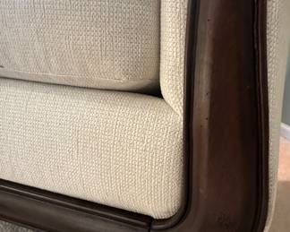 Leg Details of the One-Cushion Sofa.
