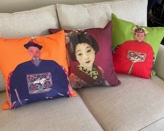 Decorative Throw Pillows with Duck Down Insert