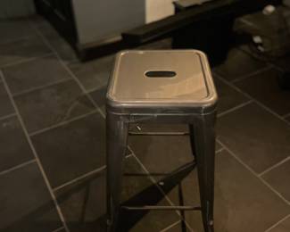30" Metal Backless Bar Stool