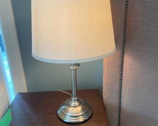 Pair of Metal Table Lamps