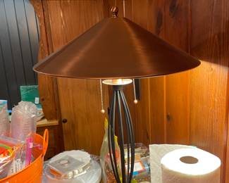 Modern Metal Shade Table Lamp