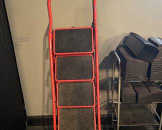 Red 4 Step Ladder