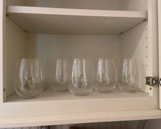 Riedel "O" Wine Glasses - Set of 8 -