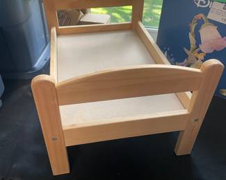 Wooden Doll Bed