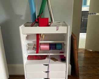 Rolling Gift Wrapping Organizer