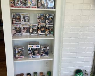 A Collection of Funko Pop Vinyl Figures