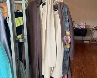 Star Wars Jedi Knight Rubies Costume Robe Shirt Belt