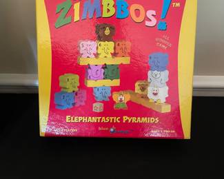 Zimbbos! Game Wooden Elephant Pyramids Balancing Award Winning Game for Kids