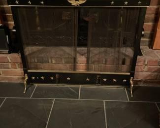 Vintage Fireplace Screen