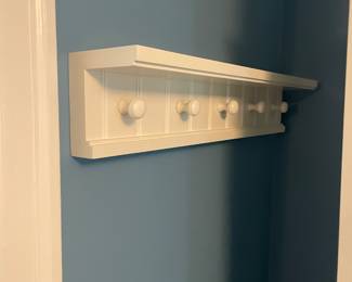 Pottery Barn Teen Shelf with Hooks
