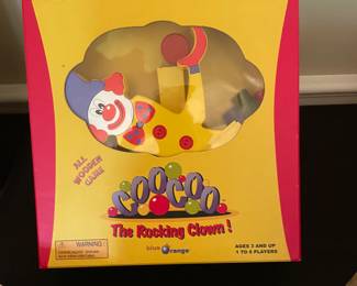 CooCoo The Rocking Clown Wood Children's Balancing Game