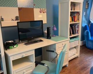 Pottery Bran Teen Desk and Bookcases
