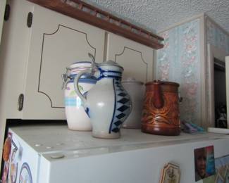 pottery, canisters