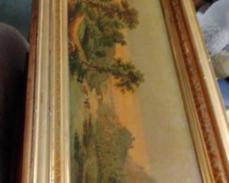 nice old OOC (oil on canvas) picture