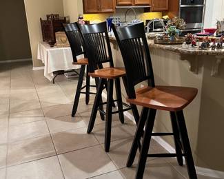 3 Canadel bar stools. Nice.