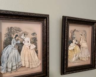 LaMode Illustree Shadow Boxes. Very good condition