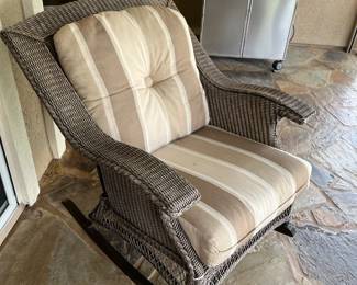 One of our patio sets Lloyd Loom