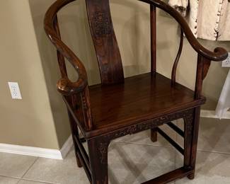 Chinese Horseshoe chair.