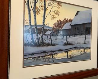 Very nice frame and matting.