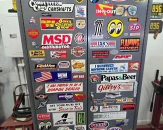1650 Metal Shop Cabinet with Contents