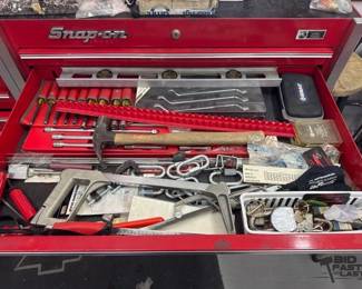 1334 Master Locks, SnapOn Extensions, Wrench Set, Level, Hacksaw
