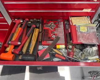 1340 SnapOn Compression Set, Bolt Grip Puller Set, Mallets, Hammers, Radiator Cap