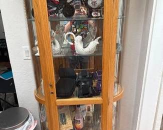 9904 Glass Curio Cabinet