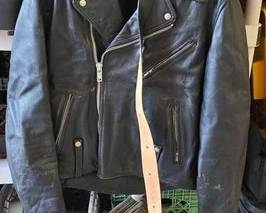 2135 Leather Jacket with Belt
