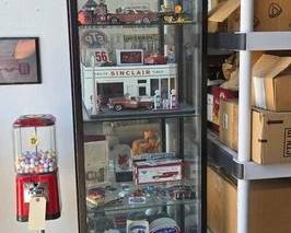 1020 Curio Cabinet with Model Cars