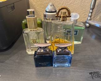 7028 8 Cologne Bottles